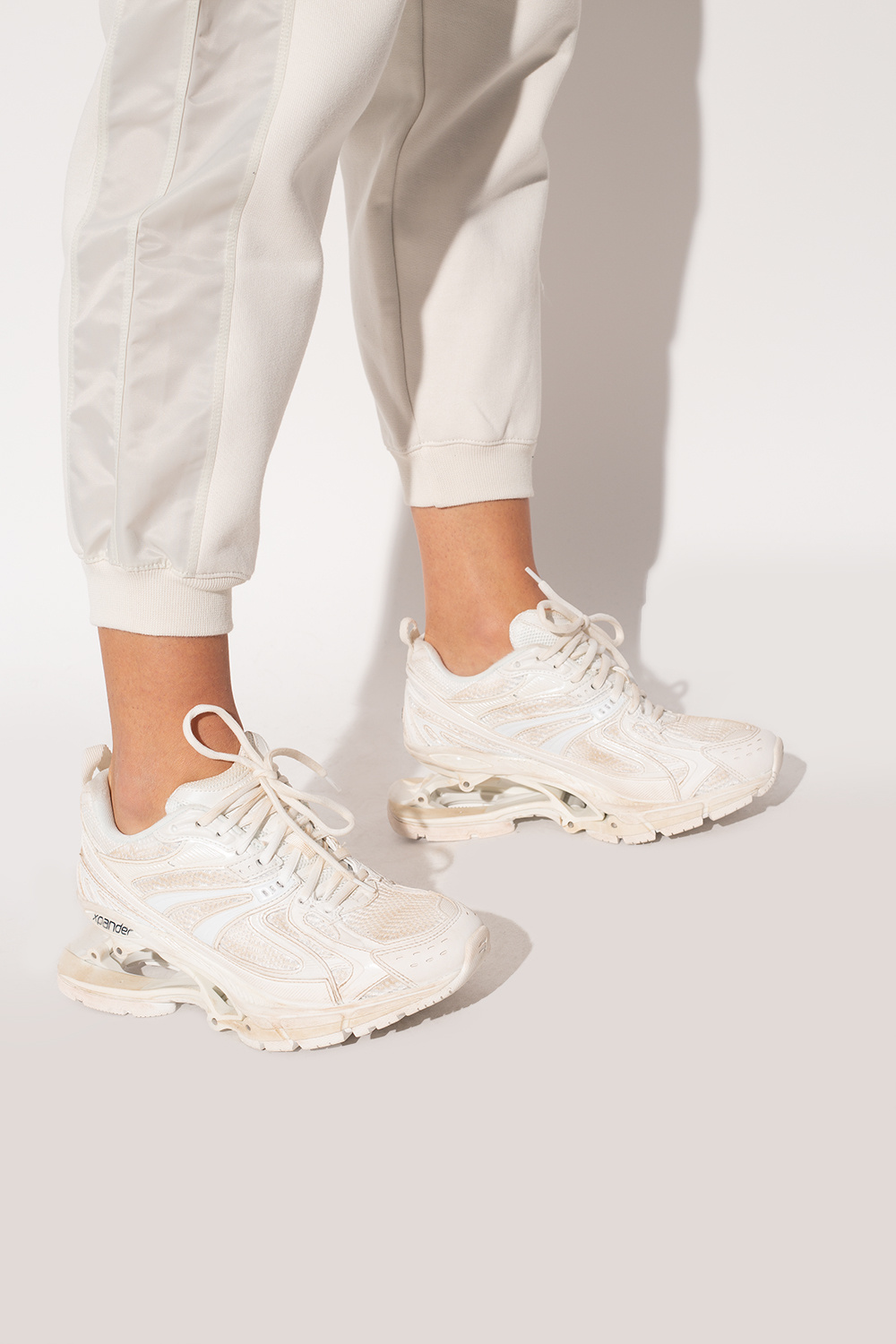 Balenciaga 'X | HUGO Zero Tenn Sneakers in pelle bianca - Women's 